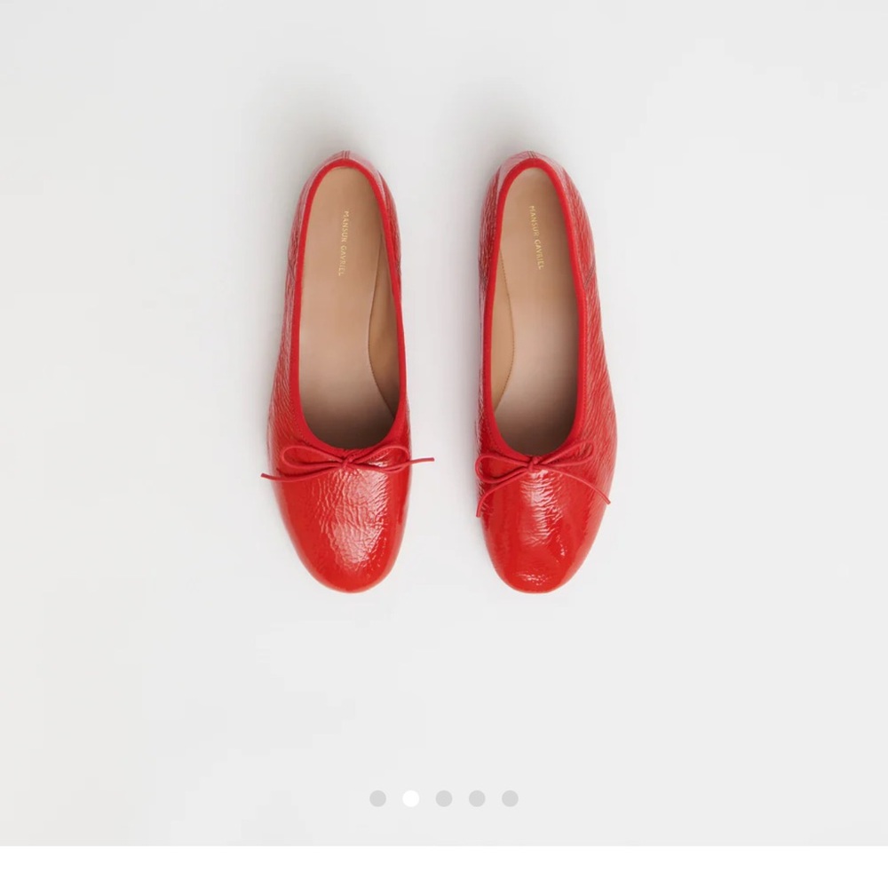 Mansur Gavriel Poppy Naplak Color Ballet Flats